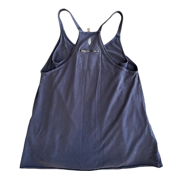 Free People FP Movement Hot Shot Mini Dress Blue Indigo NWOT Small Medium - Picture 13 of 14